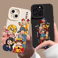 新年手机壳 财神爷手机壳 God of Wealth sesuai untuk kes telefon bimbit Huawei p60/p50 hinova11/10se/9 silikon le
