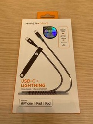 [全新行貨現貨] HyperDrive USB-C+Lightning 線