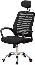 HDZWW Ergonomic Office Chair Computer Chair Desk Chair High Back Chair Breathable（112cm） with Lumbar Support and Mid Back Mesh Space Air Grid Series with Swivel Casters for Home Office Conference Blac