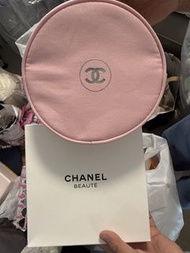 Chanel 粉色化妝包