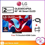LG 65'' OLED evo OLED65C4PSA AI TV C4 144Hz Gaming 4K UHD (FREE HDMI CABLE + TV BRACKET)