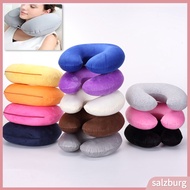 (salzburg) Easy to Carry U-shaped Neck Pillow Trip Supplies Flight Headrest Sleep U-shaped Cushion Memory Foam