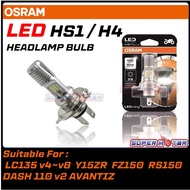 OSRAM LED BULB H4 (3 KAKI) LED MENTOL PUTIH Y15ZR / FZ150 / LC135 NEW V4 V5 V6 / LAGENDA 115 / VF3i