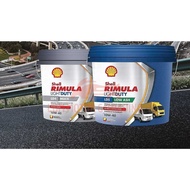Diesel Engine Oil 7.5L Shell Rimula Light Duty Mineral LD4 15W-40 / Synthetic LD5 10W-40