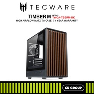Tecware Timber M/Timber TG with 4 Fans PC Case - Black/White(1Yr Warranty)