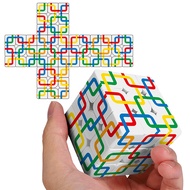 Magic Cube 3x3x3 3D UV Box grid Color painting Stress Relief Puzzle Professional Smooth Speed Game C