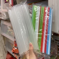 Straw Smoothie Straw Diagonal Straw Non-Single/Single Packaging Straw Pearl Straw 20cm 27cm Black St