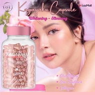 Authentic Kagayaku Capsule Whitening - Slimming Capsule With Glutathione Collagen Oral Sunblock And 