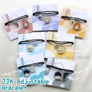 [Shopee INTL]Jujutsu Kaisen Black Adjustable bracelet by dollyink/JJK Bracelet/gelang Jujutsu Kaisen