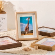Hollow picture frame wooden table setup 6 inches, 7 inches, 8 inches, 10 inches, A4 wall-mounted sol