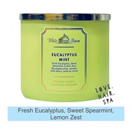 SG Stock ⭐️ EUCALYPTUS MINT Bath & Body Works 3-Wick Scented Candle Home Fragrance Bath BodyWorks BB