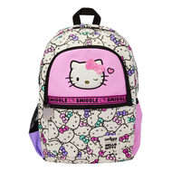 Smiggle - 【0.6kg 超輕護脊】Hello Kitty | 白色 |17L 護脊書包 42 cm大容量背囊| 兒童旅行袋｜中小學背包 | 平行進口