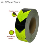 MATA CAHAYA ARROW PEMANTUL LIGHT REFLECTOR STICKER WITH CAT'S EYE ARROW MOTIF SPECIAL PRICE!