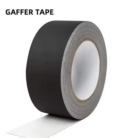 Gaffer Tape Non-Reflective Matte Black Cloth Grip For Photography Book Repair Filming Backdrop Stage