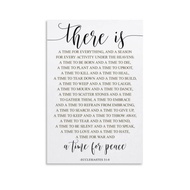 Inspirational Ecclesiastes 3_1-8 Bible Verse Canvas Wall Art - Home Decor, Anime-Inspired Design, Pe