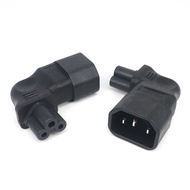 Universal Power Adapter 90 Degree IEC 320 C14 To C5 Vertical Converter C5 C14 AC Plug Socket Connect