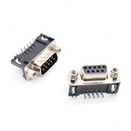5pcs DB9 Female Male PCB Mount D-Sub 9 pin PCB Connector RS232 Connector