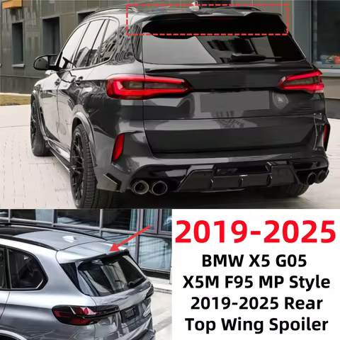 For BMW X5 G05 X5M F95 MP Style 2019-2025 Car Rear Bumper Top Wing Spoiler Tail Wing