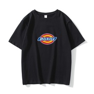 Dickies_ เสื้อยืดผู้ชายและผู้หญิงคู่ผ้าฝ้ายแขนสั้นด้านบนซับเหงื่อและระบายอากาศ S-5XL