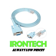 RJ45 Male to RS232 Female DB9 Serial Console Configuration Cable 1.5m 1.8m 3m 5m