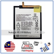 Original Nokia 6 Battery  Nokia TA-1021 Battery  Nokia HE316 Battery  3000mAh
