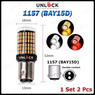 (1pcs) LED 144SMD Car Signal Brake Bulb 12V 1156 1157 7440 7443 BA15S BAU15S BAY15D PY21W Turn Signa