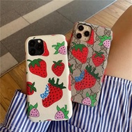 Fashion Cute Strawberry Patter Case For Samsung S24Ultra S23Ultra S22Ultra S22Plus S21 S21Plus S21Ul