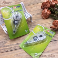 J-863 JOY Correction Tape 5mm × 8M – Smooth Cover White Tape for School & Office