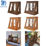 [Gazechimp] Dollhouse Bakery Display Cabinet,Wooden Dollhouse Furniture 1:12 Scale Dollhouse Accesso