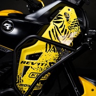 FOR QJMOTOR SRT 650 Motorcycle body fairing sticker Tank Pads Gas Knee Grip Traction Sticker Protect