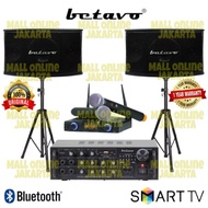 Paket Karaoke Betavo 10 Inch Sound System Fullset Merk Betavo - A