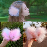Cute Antique Hanfu Hair Accessories Feather Headdress Hairpin Hair Clip Set