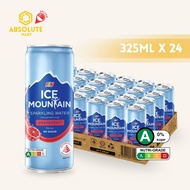 F&N Ice Mountain Sparkling Water Pink Grapefruit 325ML X 24 (CAN)
