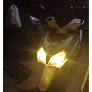 HOT Laser Led Light H6 BA20D 2 COLOR BHOLAM MOTORCYCLE HEAD LIGHT LED LASER H6 BA20D