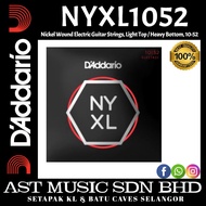 D’addario NYXL1052 Nickel Wound Electric Guitar Strings, Light Top / Heavy Bottom, 10-52