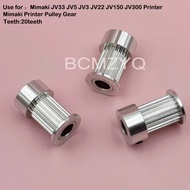 2PCS Mimaki JV33 Motor Pulley Gear JV3 for Mimaki JV33 JV5 JV22 JV150 JV300 Printer Y Axis Scan Serv