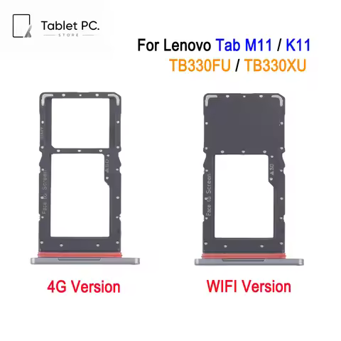 TB330 SIM Card Tray For Lenovo Tab M11 / K11 TB330FU TB330XU 4G Version SIM+Micro SD Card Tray / WIF