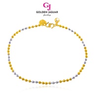 GJ Jewellery Emas Korea Emas Bangkok Fashion 3.5 Bebola Disko Mix Anklet   24K Gold Plated