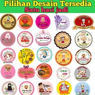 jasa cetak stiker makanan dan minuman A4  satu hari jadi FREE DESIGN TEMPLATE BISA COD | WULAN DESAIN