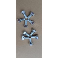 10pcs Bolt Roda VG12353 Pengganti untuk John Deere HPX 615E 815E FE350 XUV 620i 825i 825E 825M 850D 