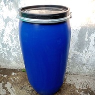 tong permentasi/drum plastik ukuran 150liter bekas FULL SET