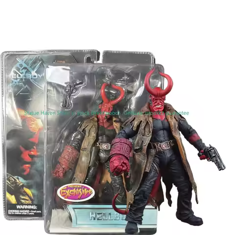 Mezco Hellboy figura de acción 7 pulgadas juguete móvil modelo regalo