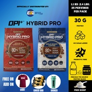 OPI PLUS HYBRID - HYBRID PROTEIN BLEND 30g PROTEIN BUILD 1KG 25 SERVING PERPACK