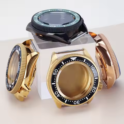 38mm Luxury Watch Case 316L Steel Case Ceramic Bezel For Mod SKX013 Seiko NH34 NH35 NH36 NH38 Movts