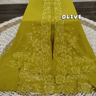 Cherrykebaya Kain Lembaran Kebaya Sifon Bordir Kartini Pucuk Kebaya Bali Murah