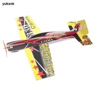 [yuksok] RC F3P Stunt Airplane, Electric Fixed Airfoil, Lightweight Foam, Durable for Youth