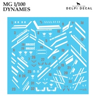 [DELPI DECAL] 155  MG 1/100 DYNAMES GUNDAM WATER SLIDE  DECAL