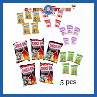 [ 5 pack ] CV BIN BIN Flavour Snack (Chocolate / Strawberry / Blueberry / Pandan / Cheese) HALAL