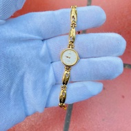 Đồng hồ nữ Alba seiko  mặt tròn size 18mm dây thép không rỉ zin theo máy độ mới đạt 95% cam kết hàng