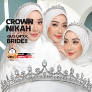 [CROWN NIKAH] Zirconia, Crown Rhinestone, Crown Tunang, Crown Nikah, Crown Wedding, Crown Cantik - M